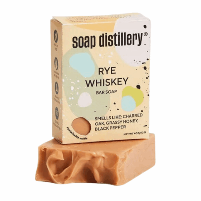 The Soap Distillery Rye Whiskey Bar Soap