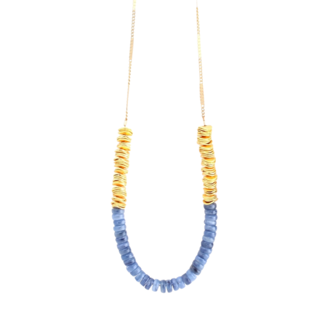 Blue Kyanite Tide Necklace