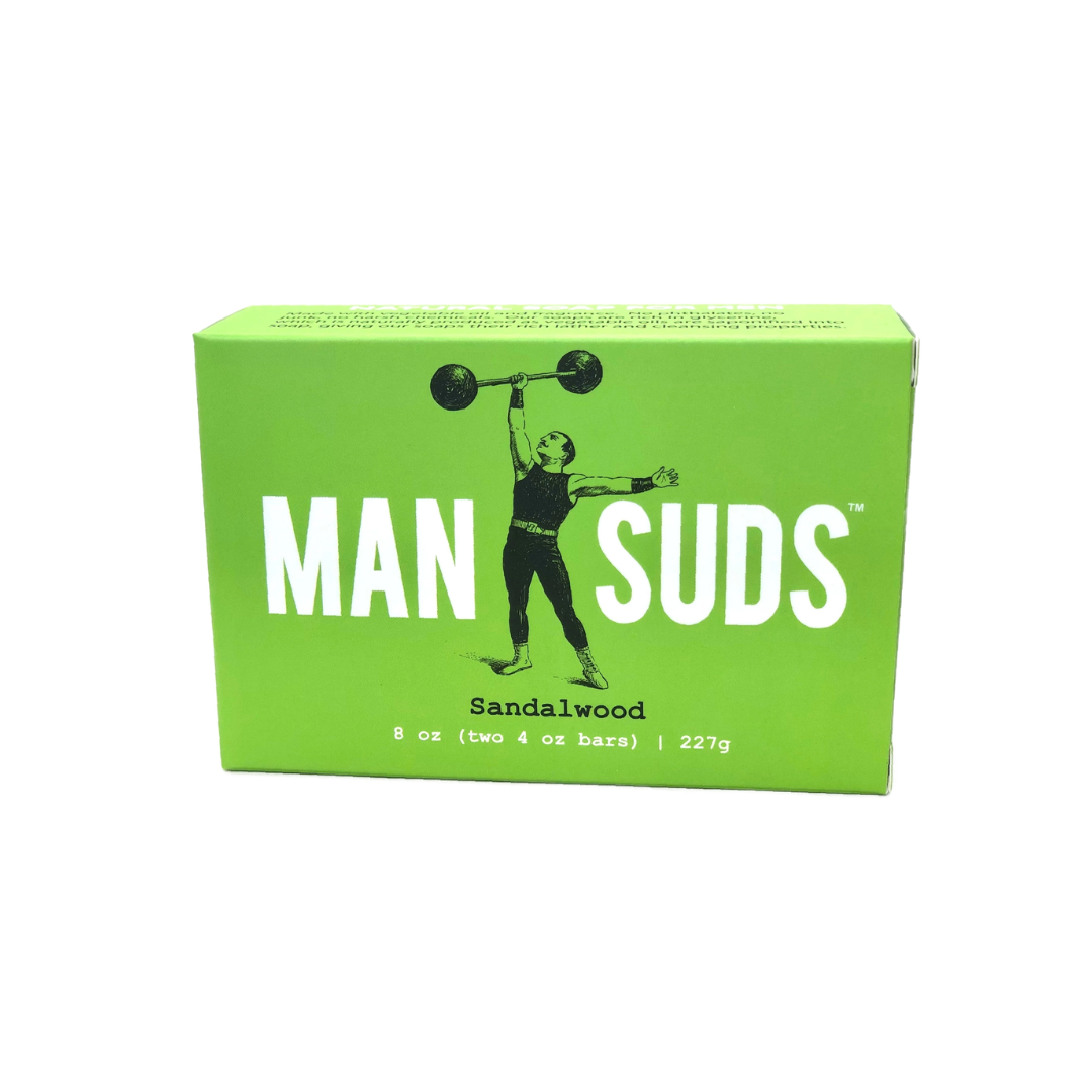 Man Suds Bar Soap - Natural Sandalwood