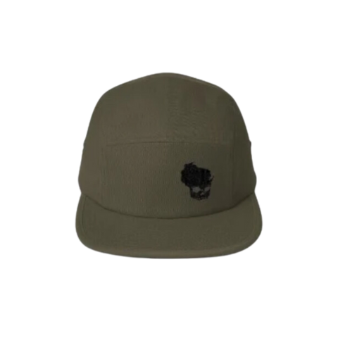 Wiskullsin 5-Panel Hat - Olive Green and Black