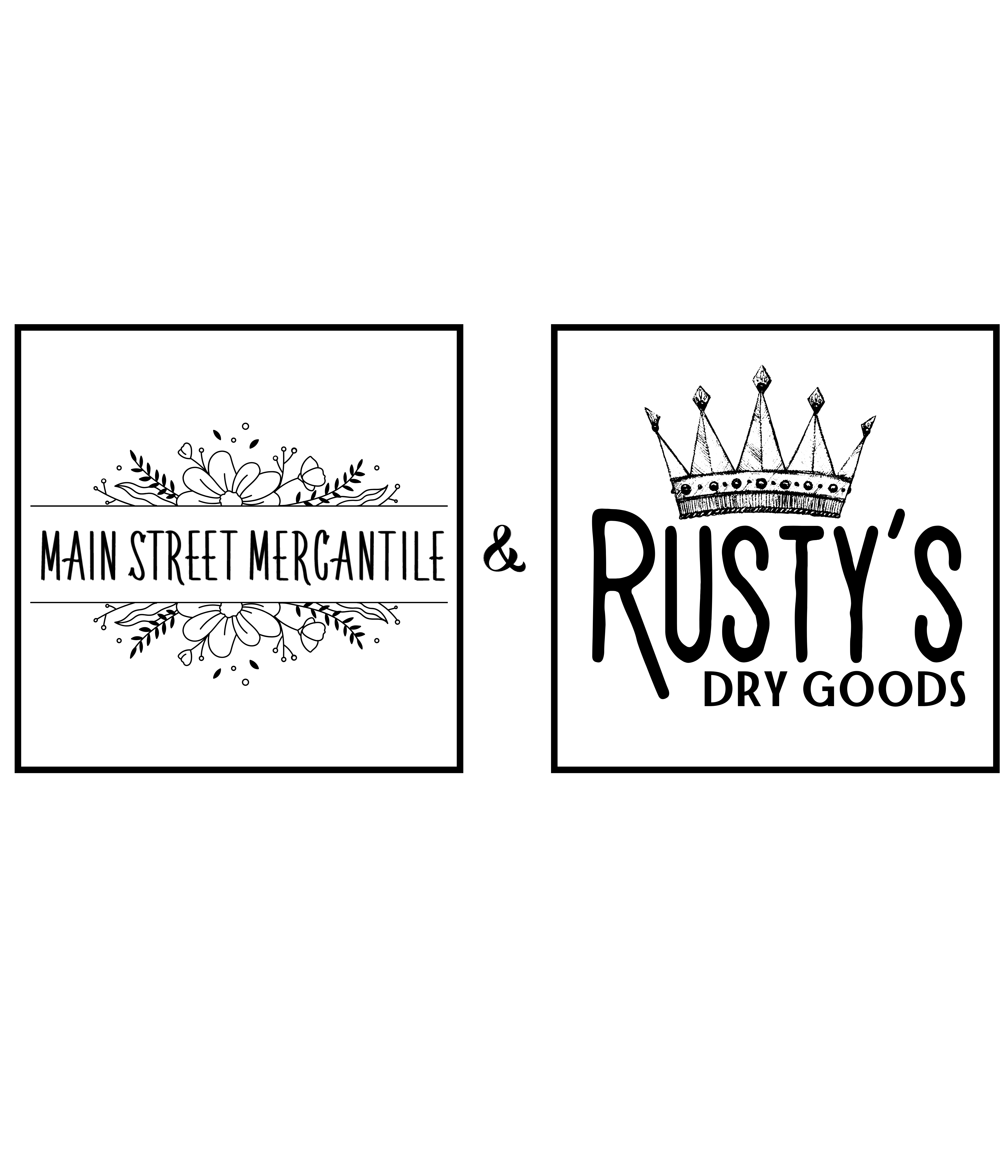 Main Street Mercantile & Rusty's Dry Goods logo
