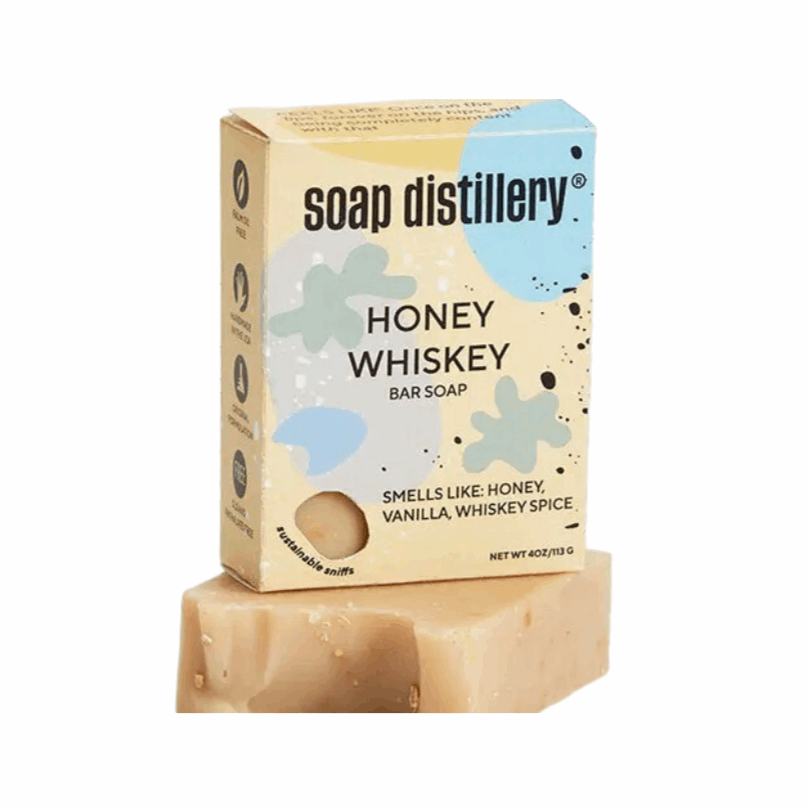 The Soap Distillery Honey Whiskey Bar Soap