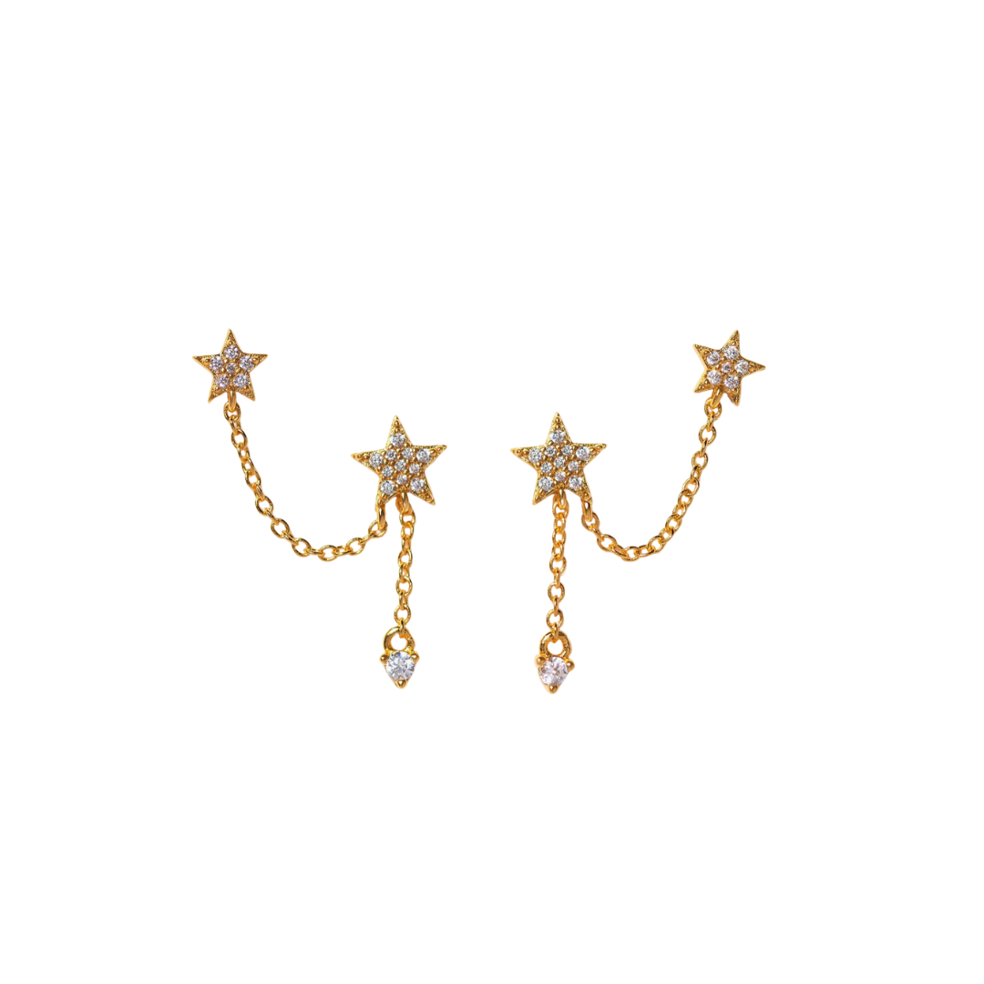 Stellar Connection Double Earrings