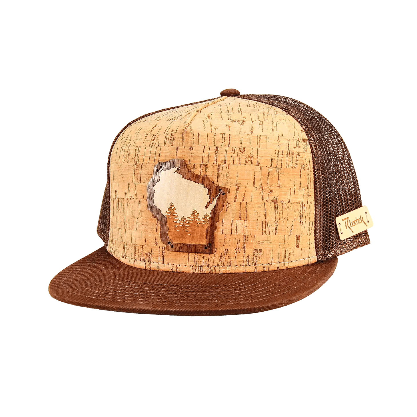 Wisconsin Treeline Inlay Hat