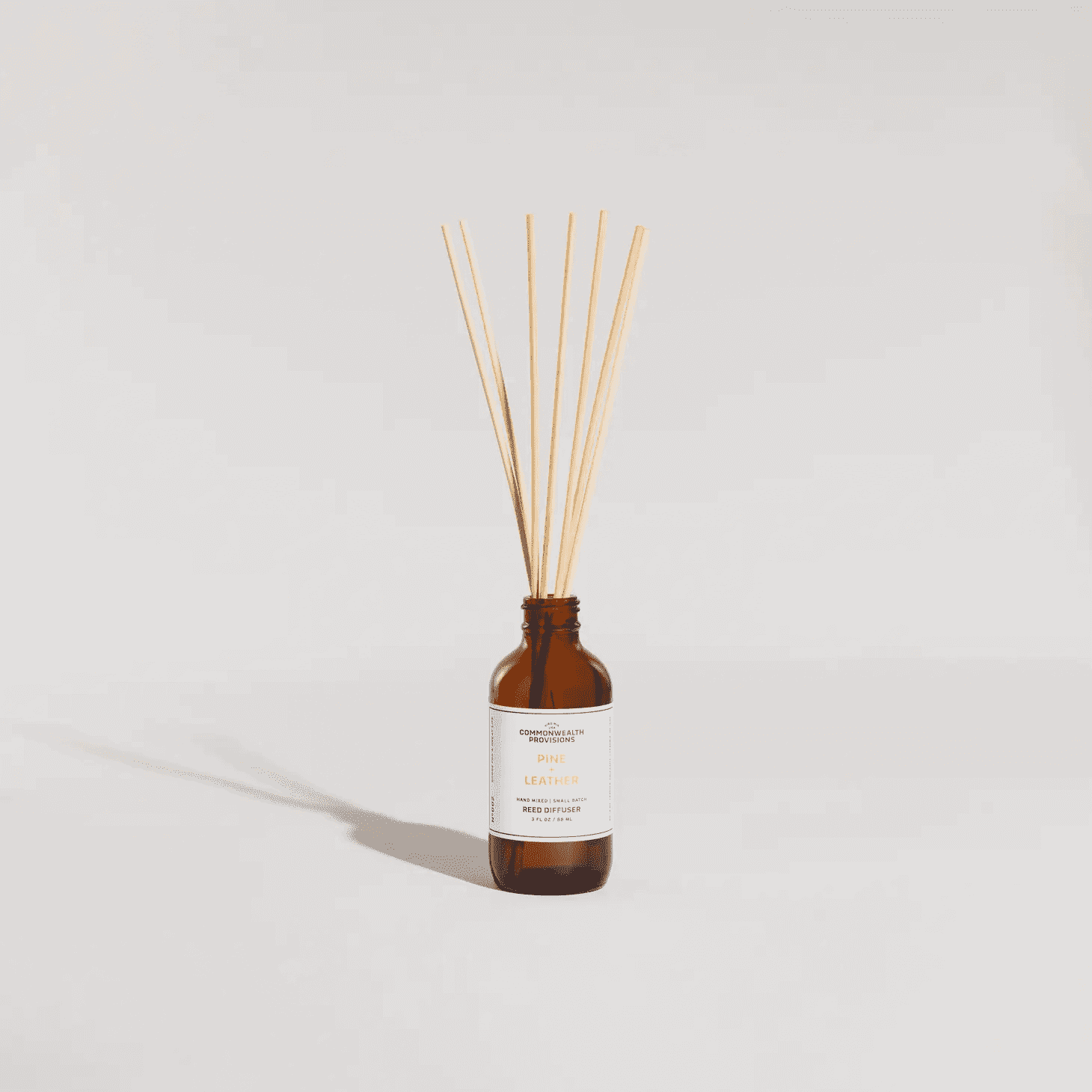 Pine + Leather Reed Diffuser