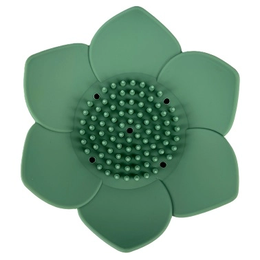 Green Lotus Silicone Shower Steamer Tray