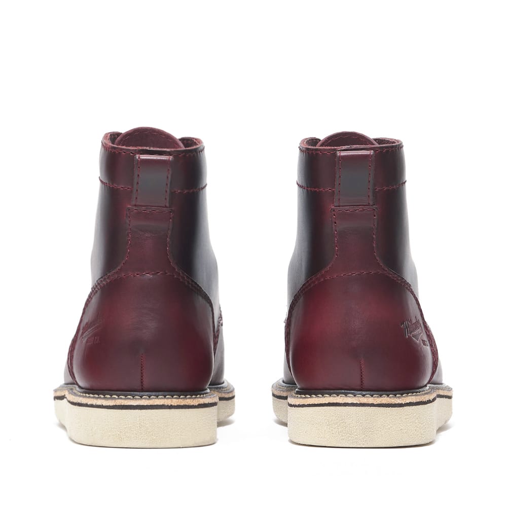 Milwaukee Boot Co. Bradford Moc Toe Boot - Oxblood