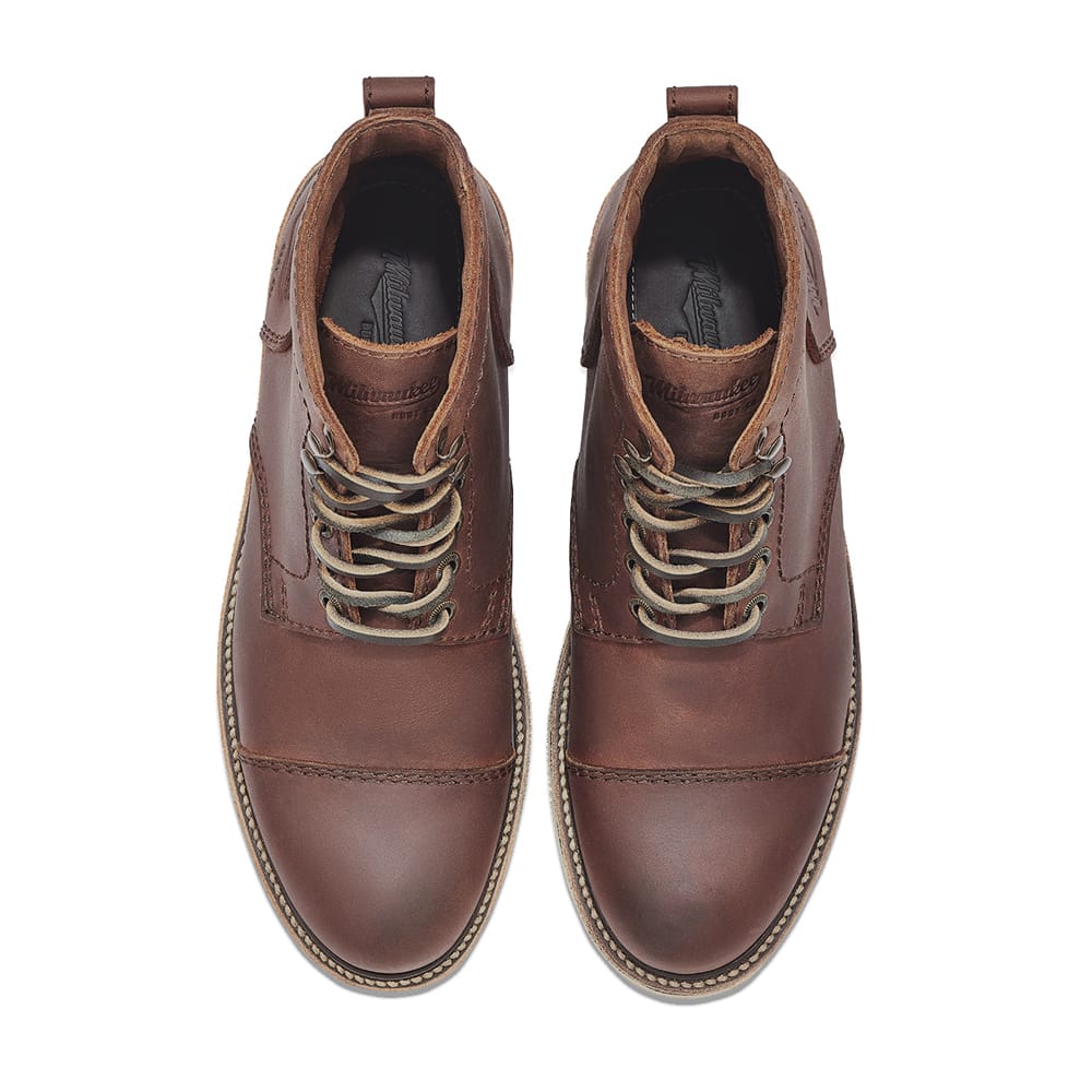 Milwaukee Boot Co. Brady Cap Toe - Scotch