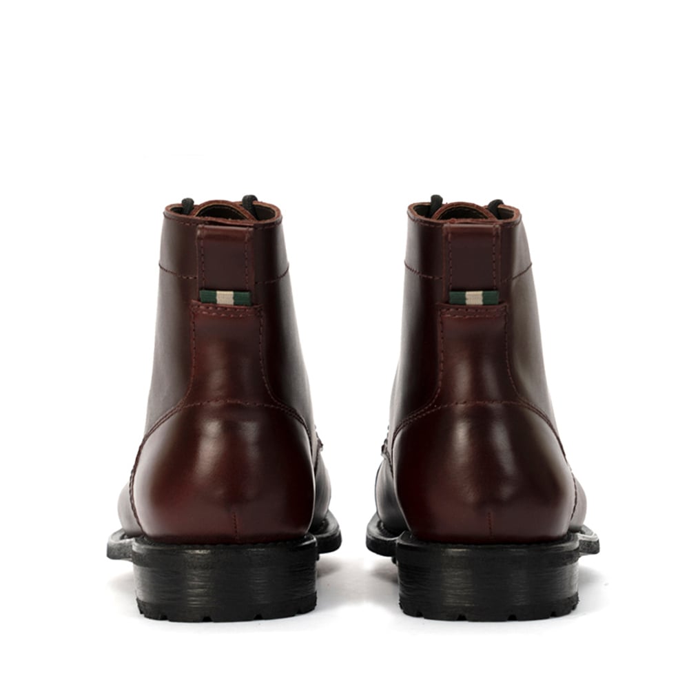 Milwaukee Boot Co. Pfister Cap Toe Boot - Oxblood
