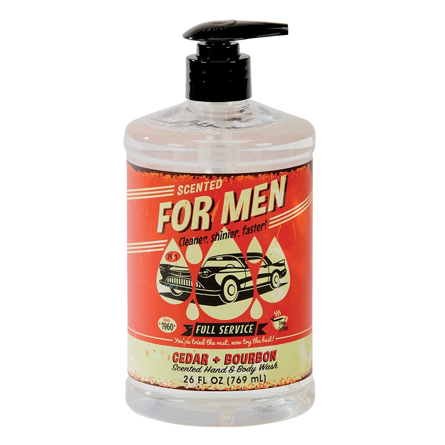 Cedar and Bourbon Hand and Body Wash - 26oz.