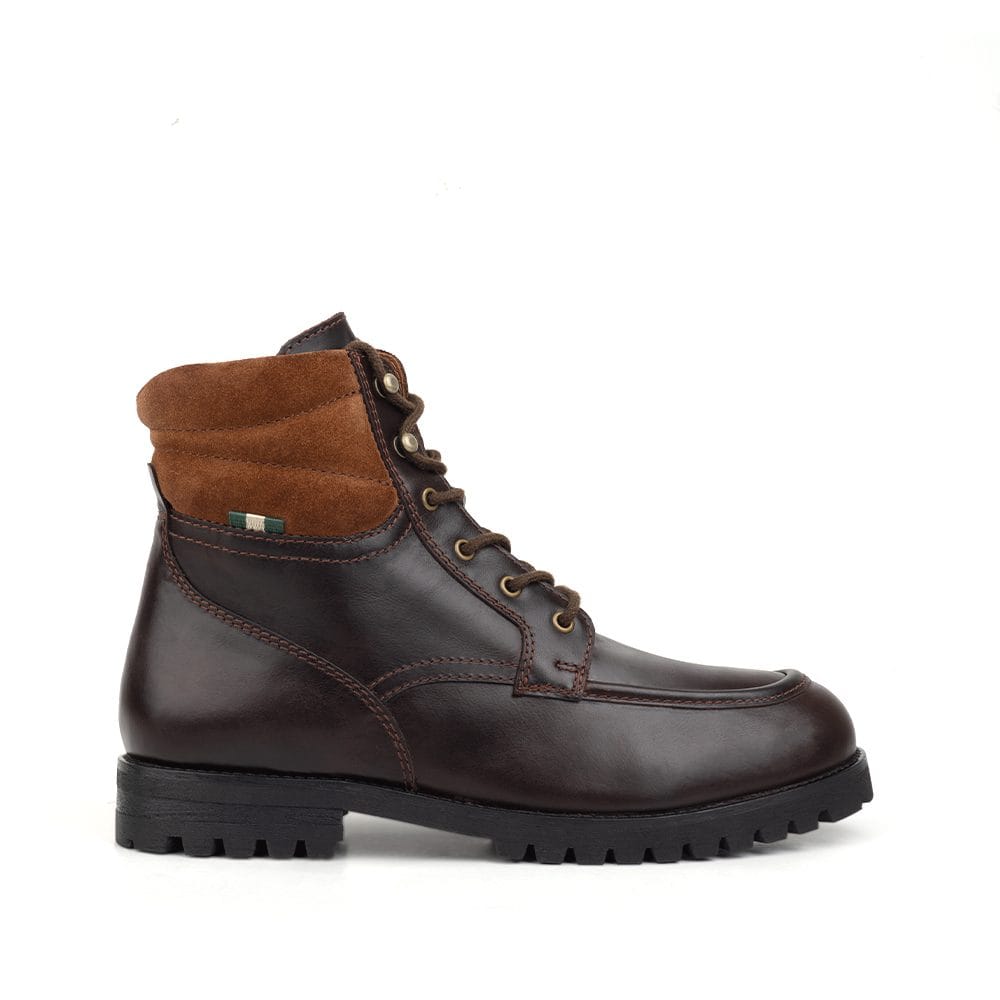 Milwaukee Boot Co. Burnham Waterproof Mac Toe Boot - Coffee