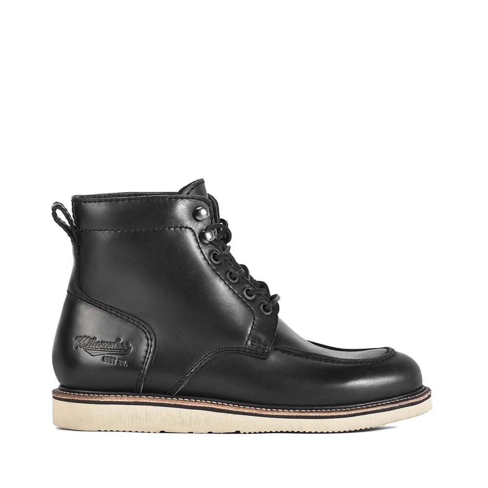 Milwaukee Boot Co. Bradford Moc Toe Boot - Black