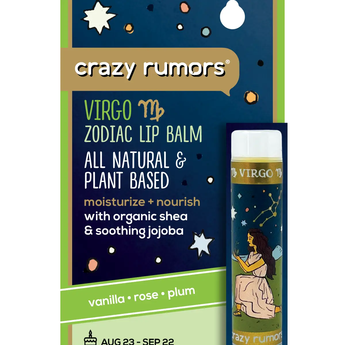 Virgo Zodiac Lip Balm