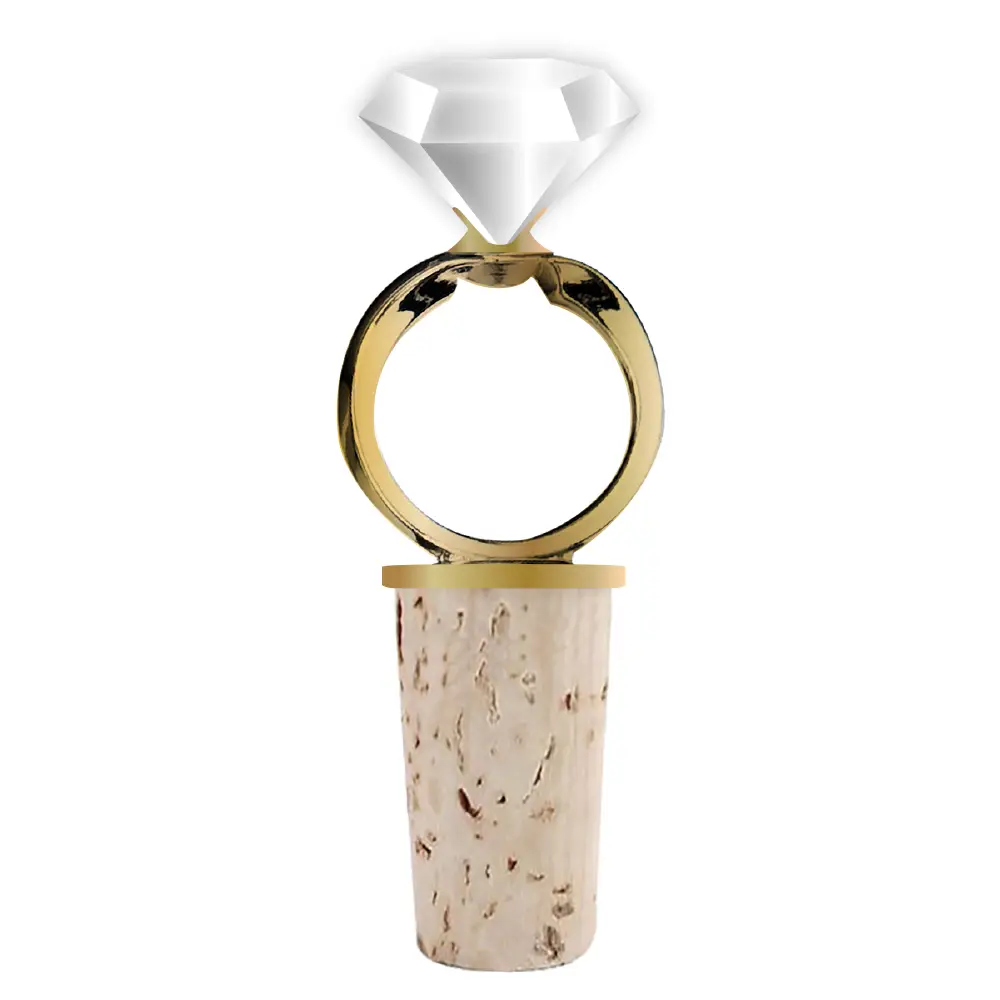 Diamond Ring Wine Bottle Cork