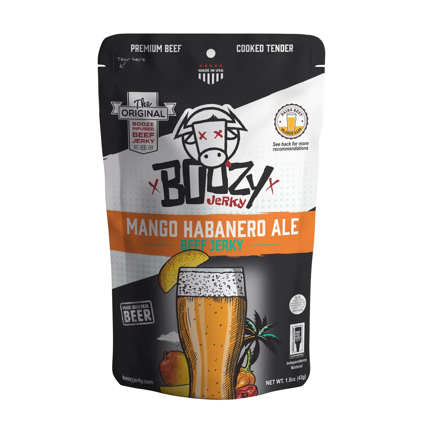 Boozy Jerky - Mango Habanero Ale