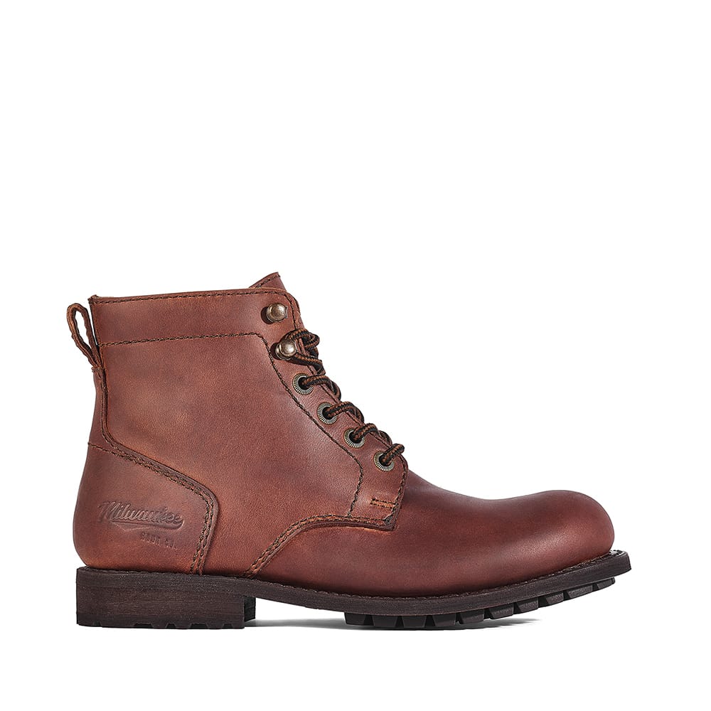 Milwaukee Boot Co. Pfister Plain Toe Boot - Scotch