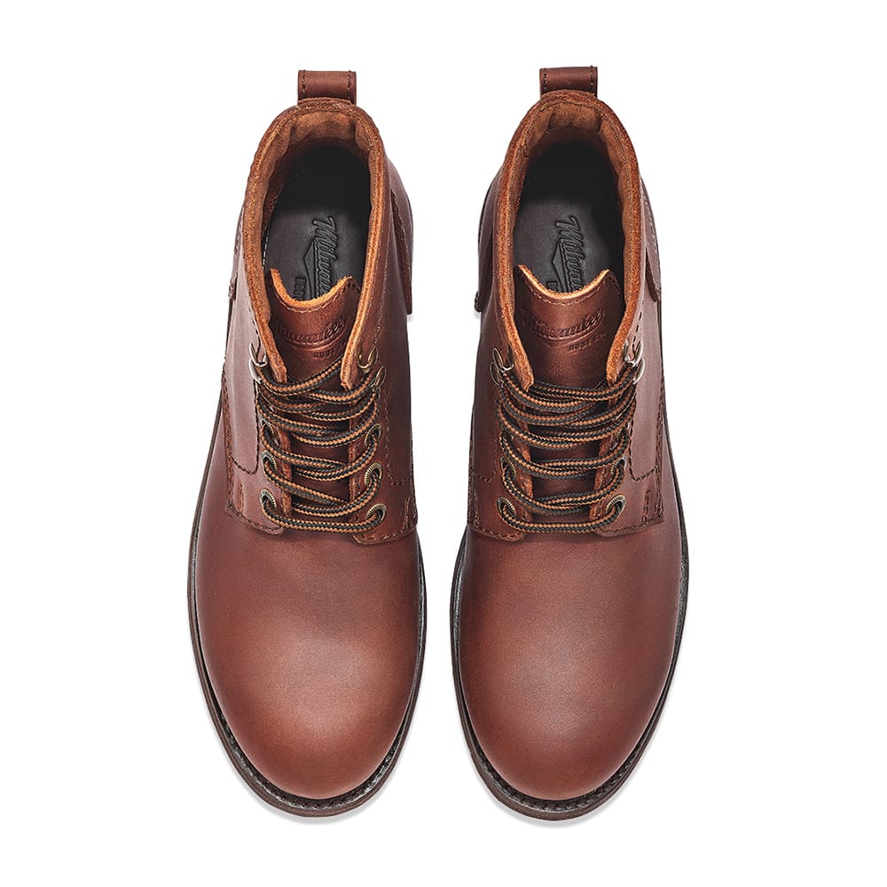 Milwaukee Boot Co. Pfister Plain Toe Boot - Scotch