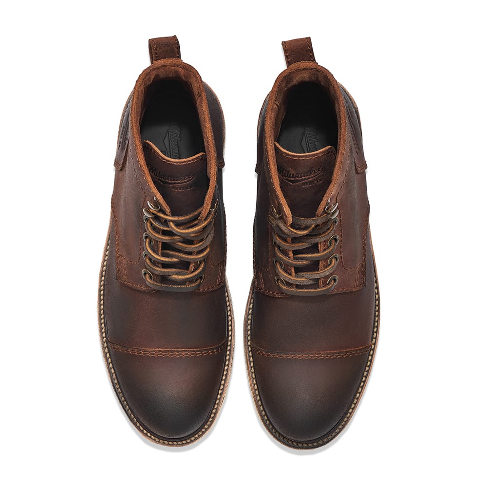 Milwaukee Boot Co. Brady Cap Toe - Gaucho