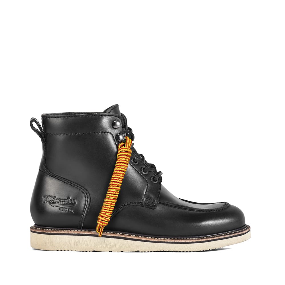 Milwaukee Boot Co. Bradford Moc Toe Boot - Black