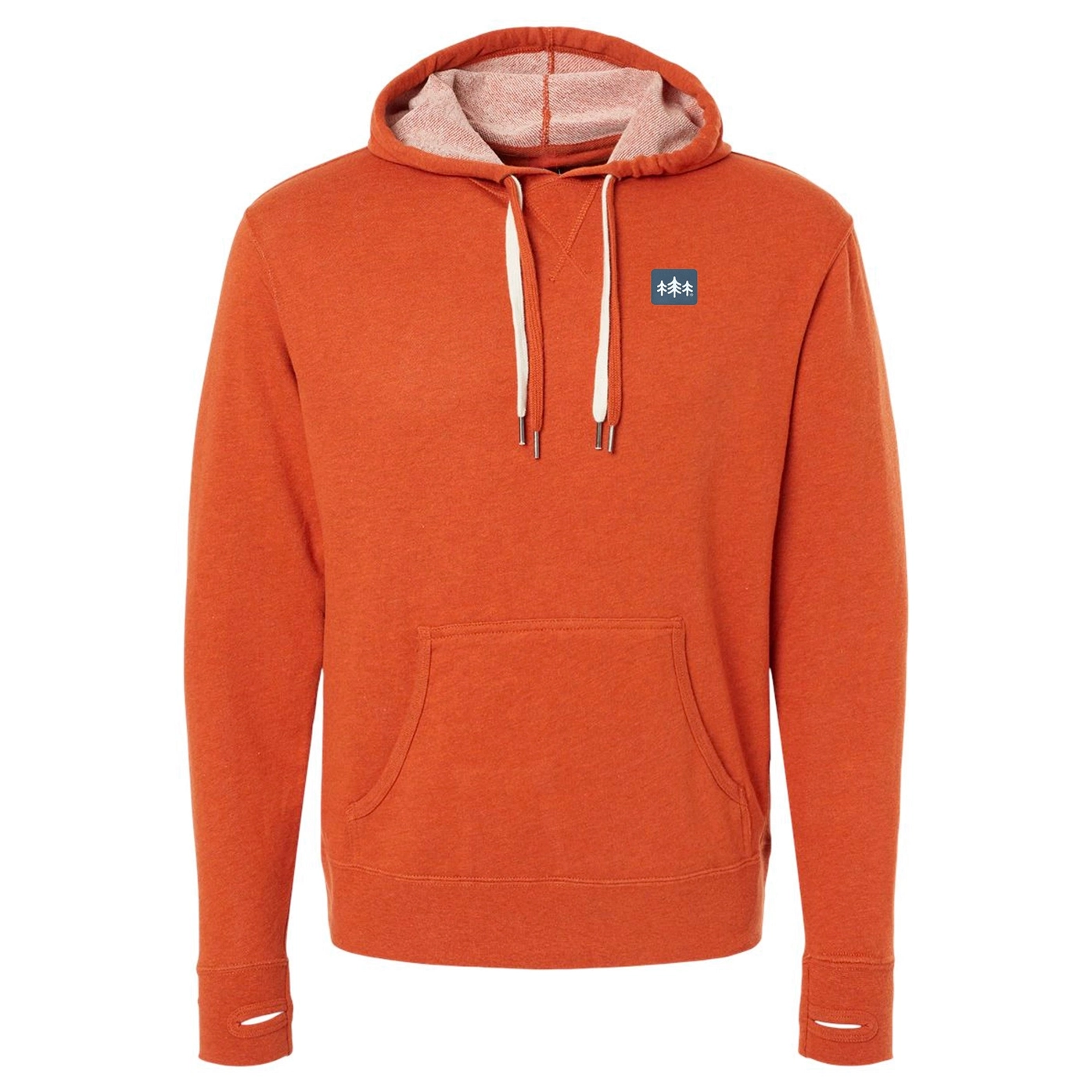 TriPine Premium French Terry Hoodie - Rust