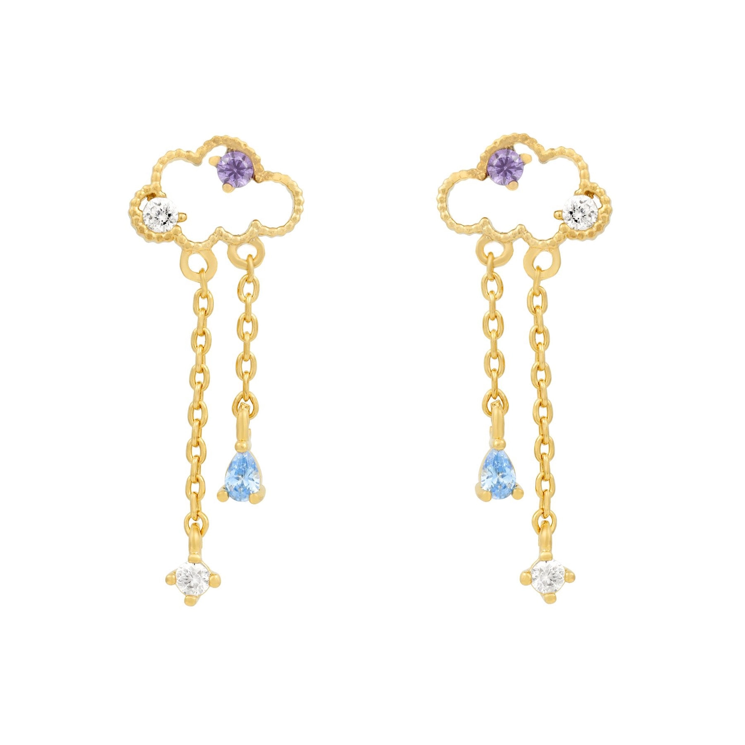 Reigning Cloud Dangle Earrings