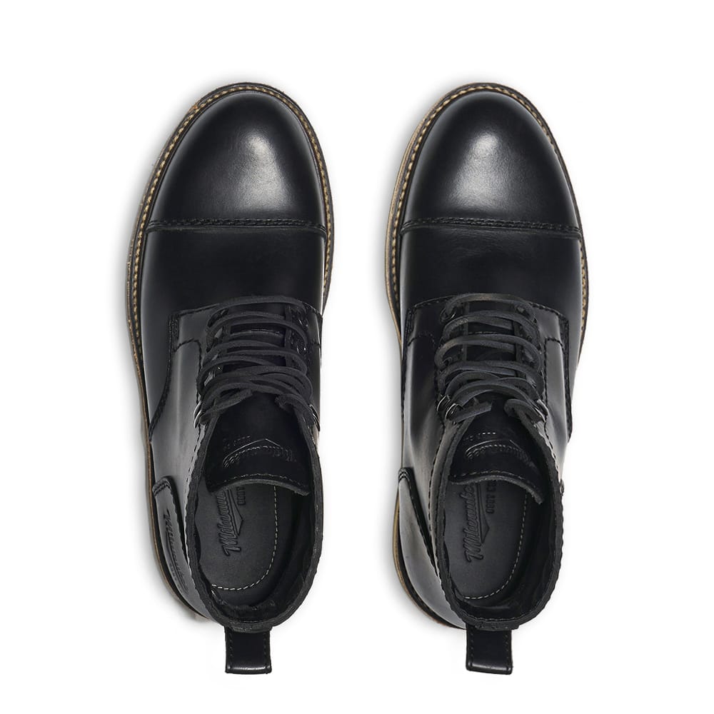 Milwaukee Boot Co. Brady Cap Toe Boot - Black