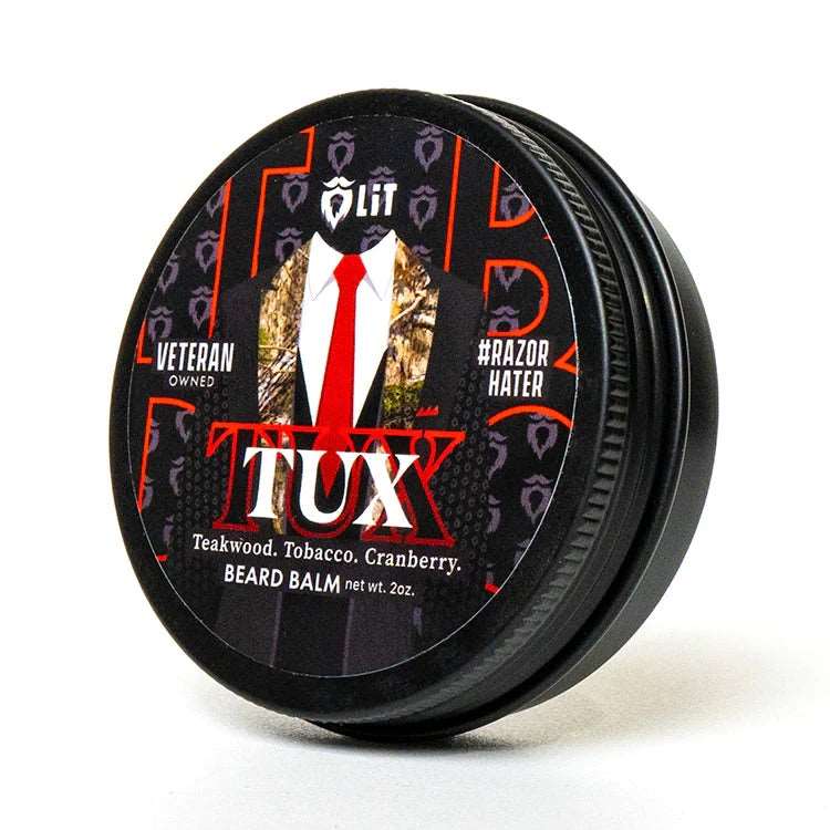 LiT Beard Co. Bounty Hunter Beard Balm Tux
