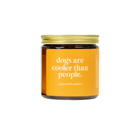 Dogs Are Cooler Than People 16oz Candle