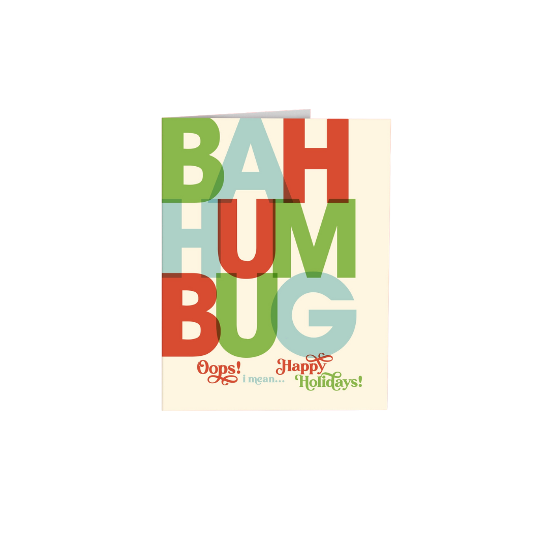 Bah Hum Bug Card