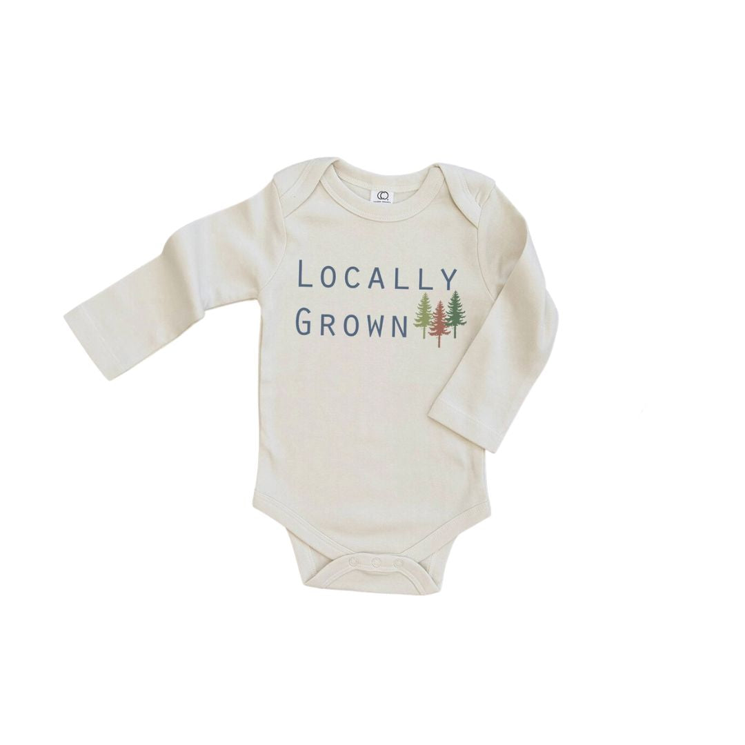 locally grown baby onesie
