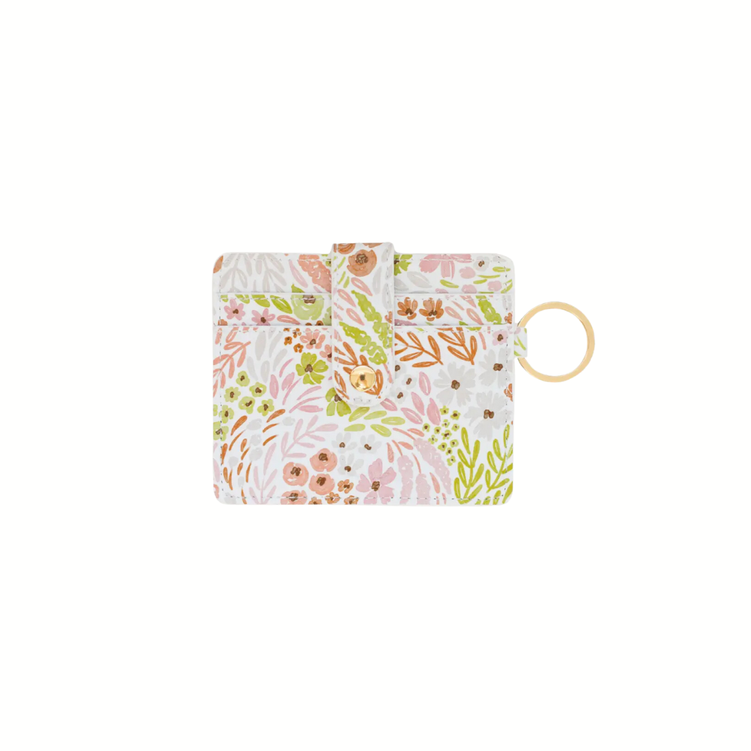 Limelight Floral Wallet Keychain