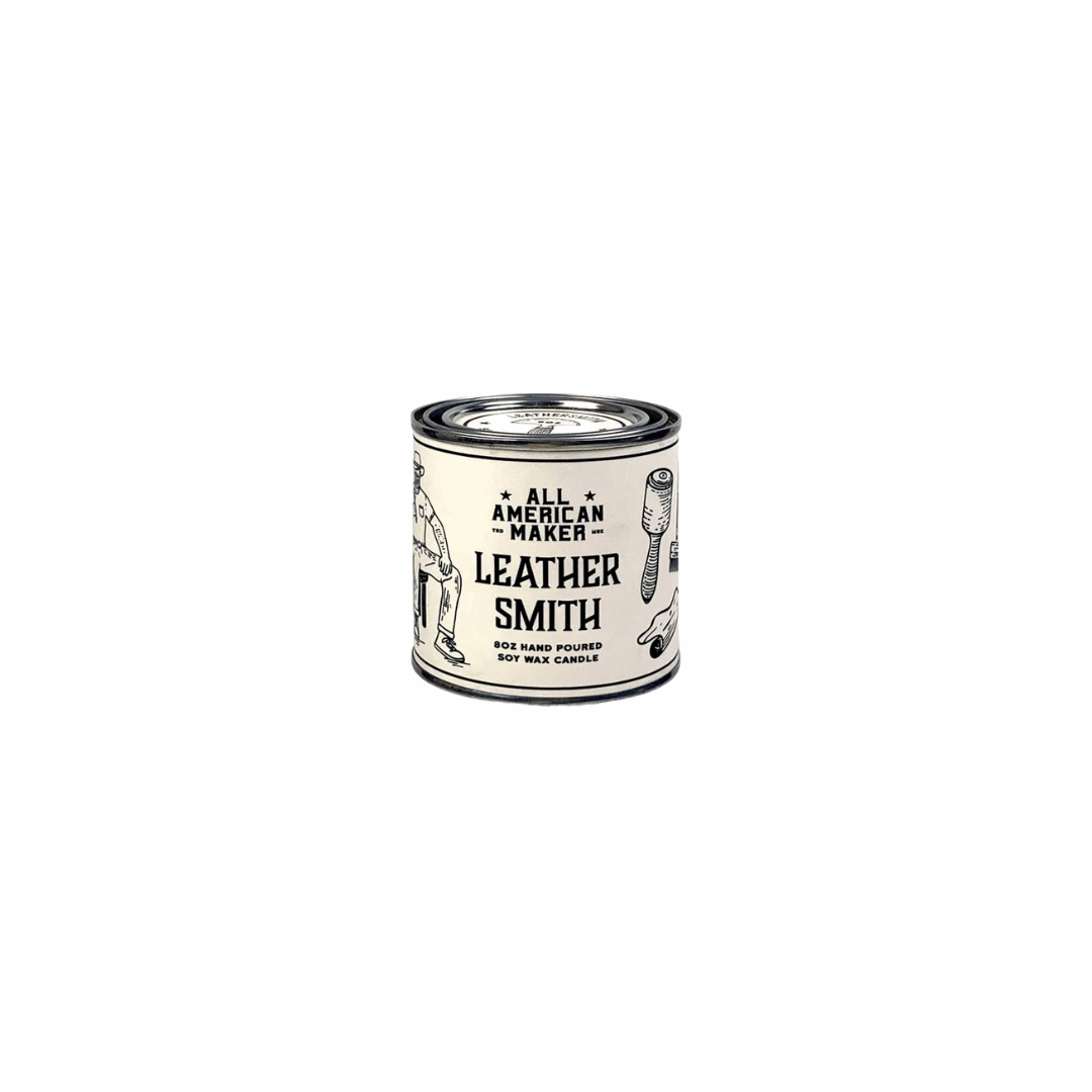 All American Maker Leather Smith Candle