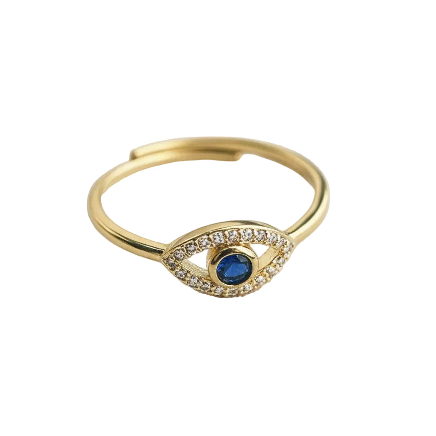 Evil Eye Adjustable Ring