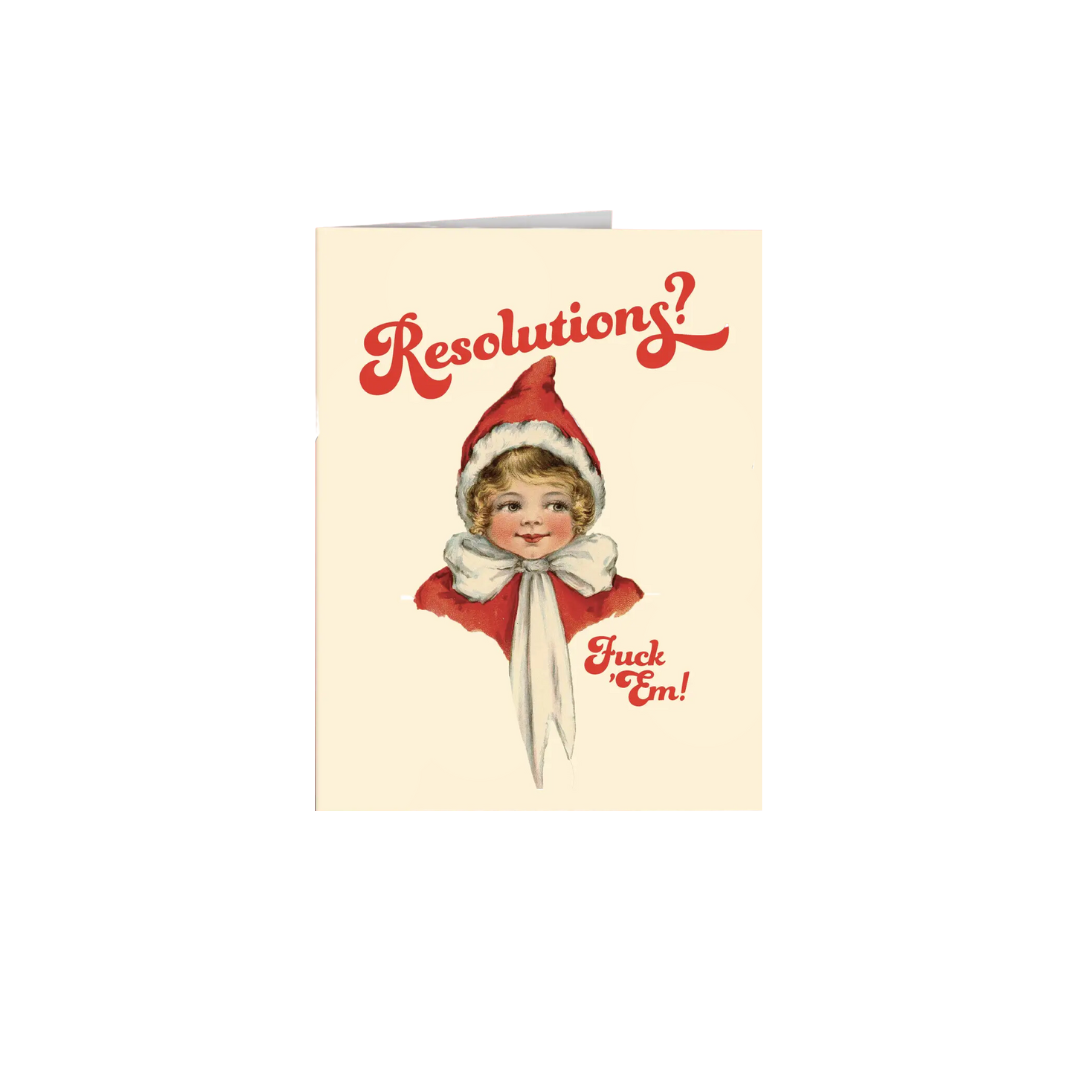 Resolutions Greeting Card