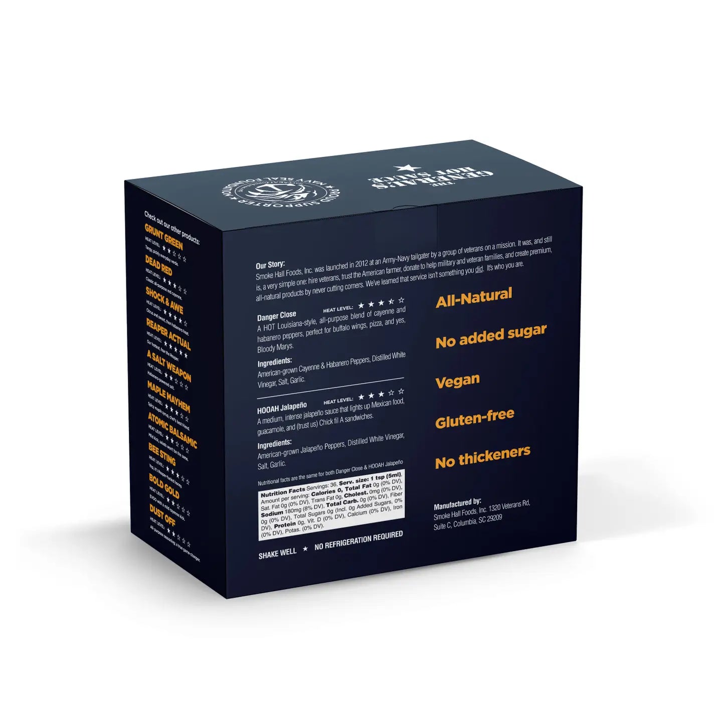 The General's Hot Sauce Navy Seal 2-Pack