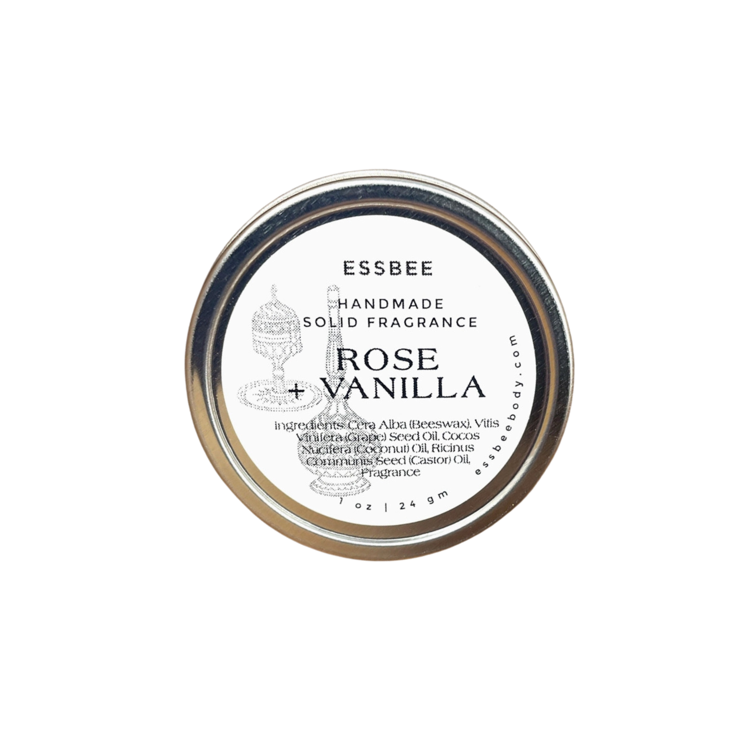 Rose + Vanilla Solid Fragrance