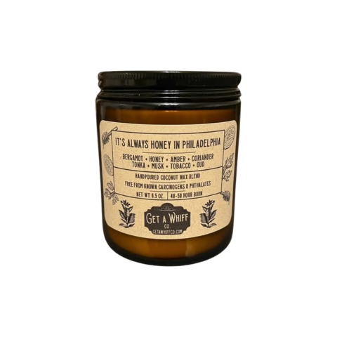 It's Always Honey in Philadelphia Candle