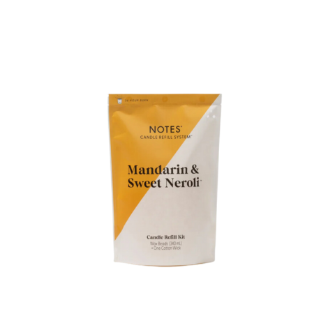 Notes Sustainable Candle Refill Kit - Mandarin and Sweet Neroli