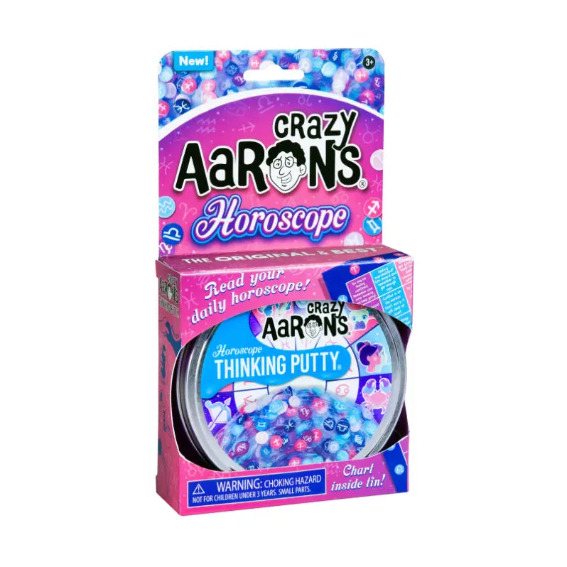Crazy Aaron's 4" Hide Inside Thinking Putty - Horoscope Charms