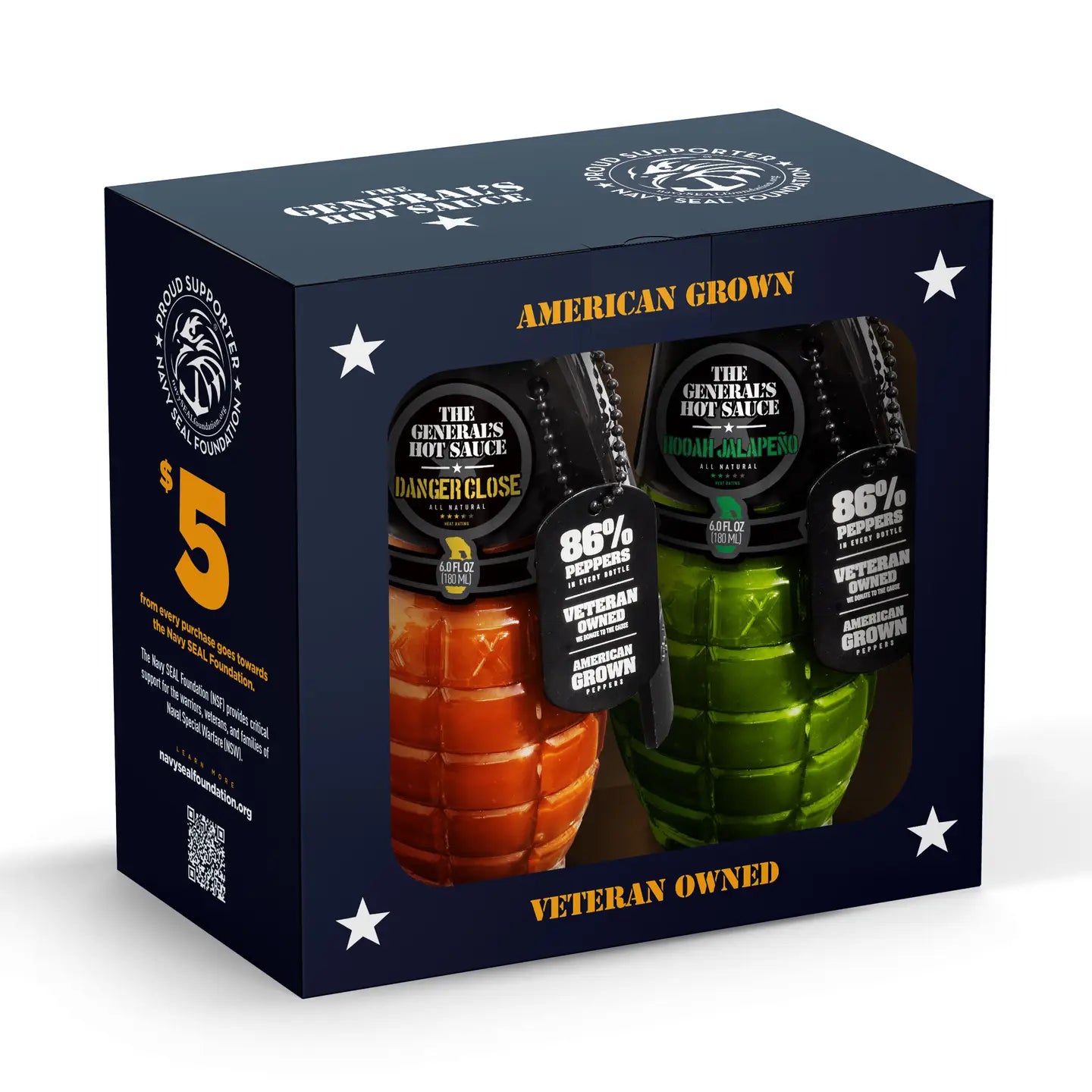 The General's Hot Sauce Navy Seal 2-Pack