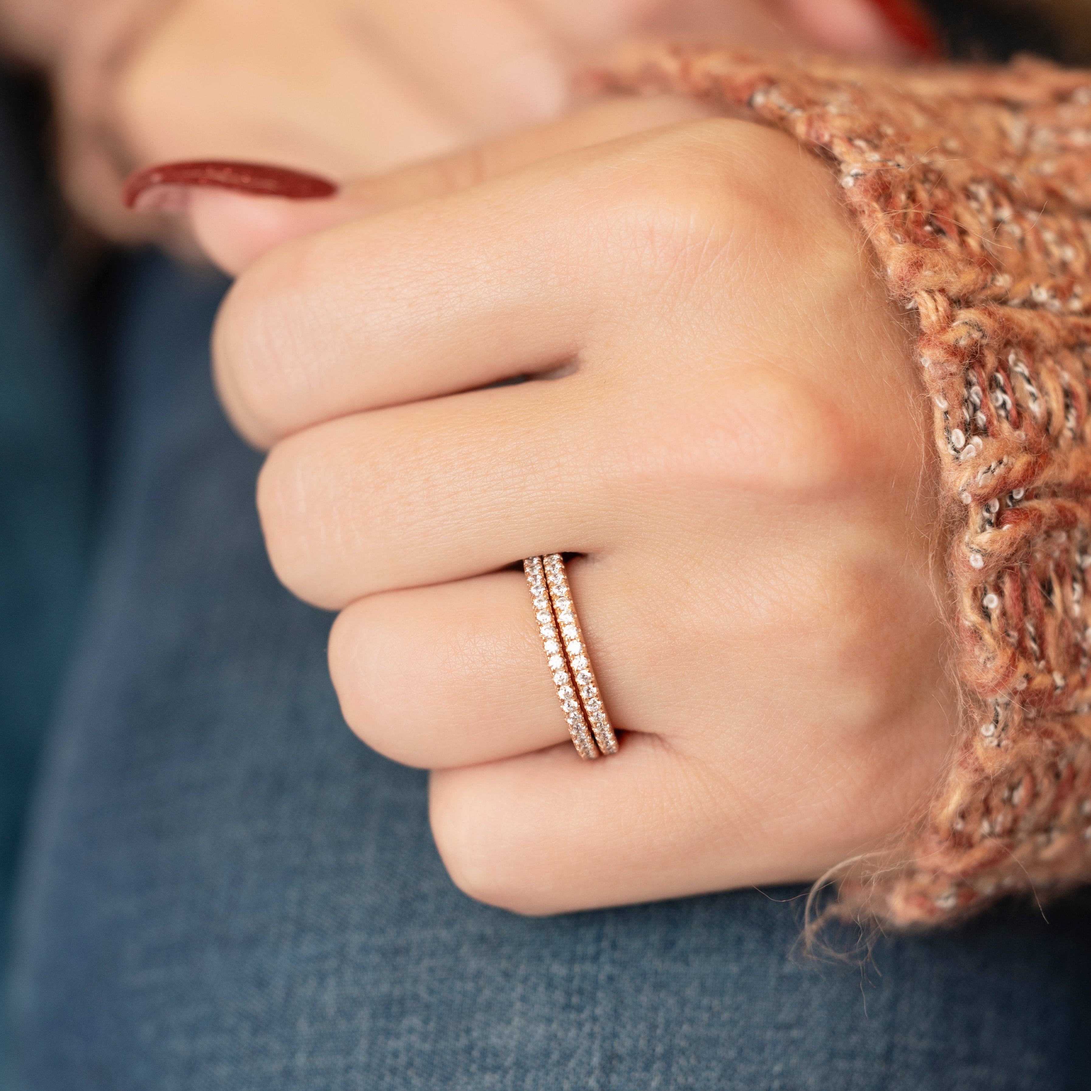 Starlette Bette Ring in Rose Gold