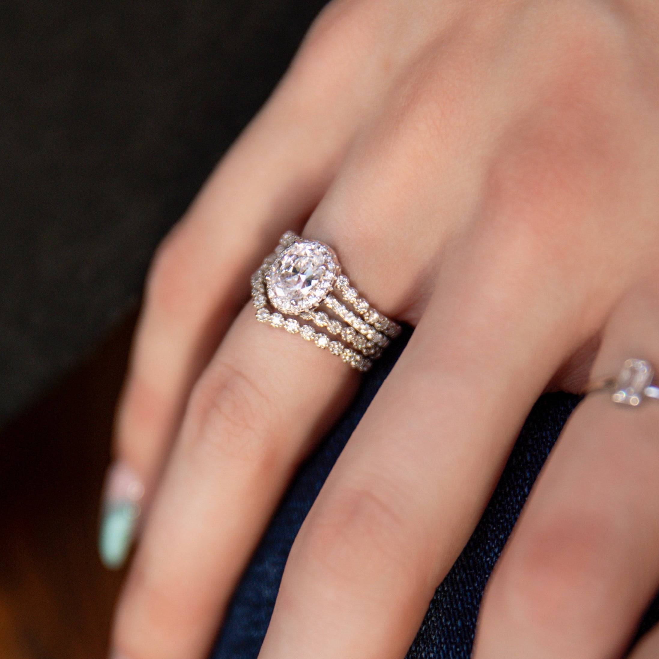 Starlette Mia Stackable Chevron Ring