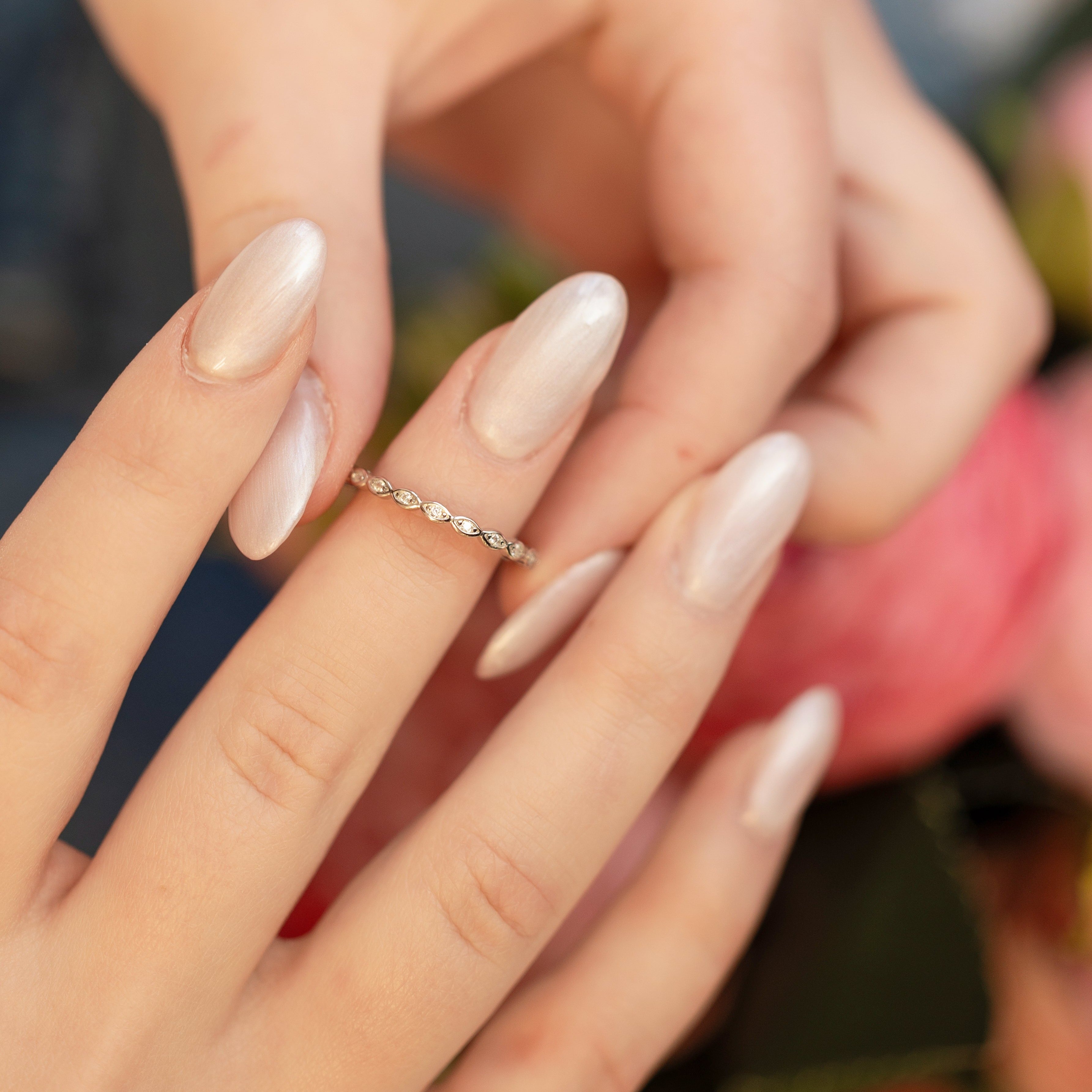 Starlette Vanessa Eternity Ring in Silver