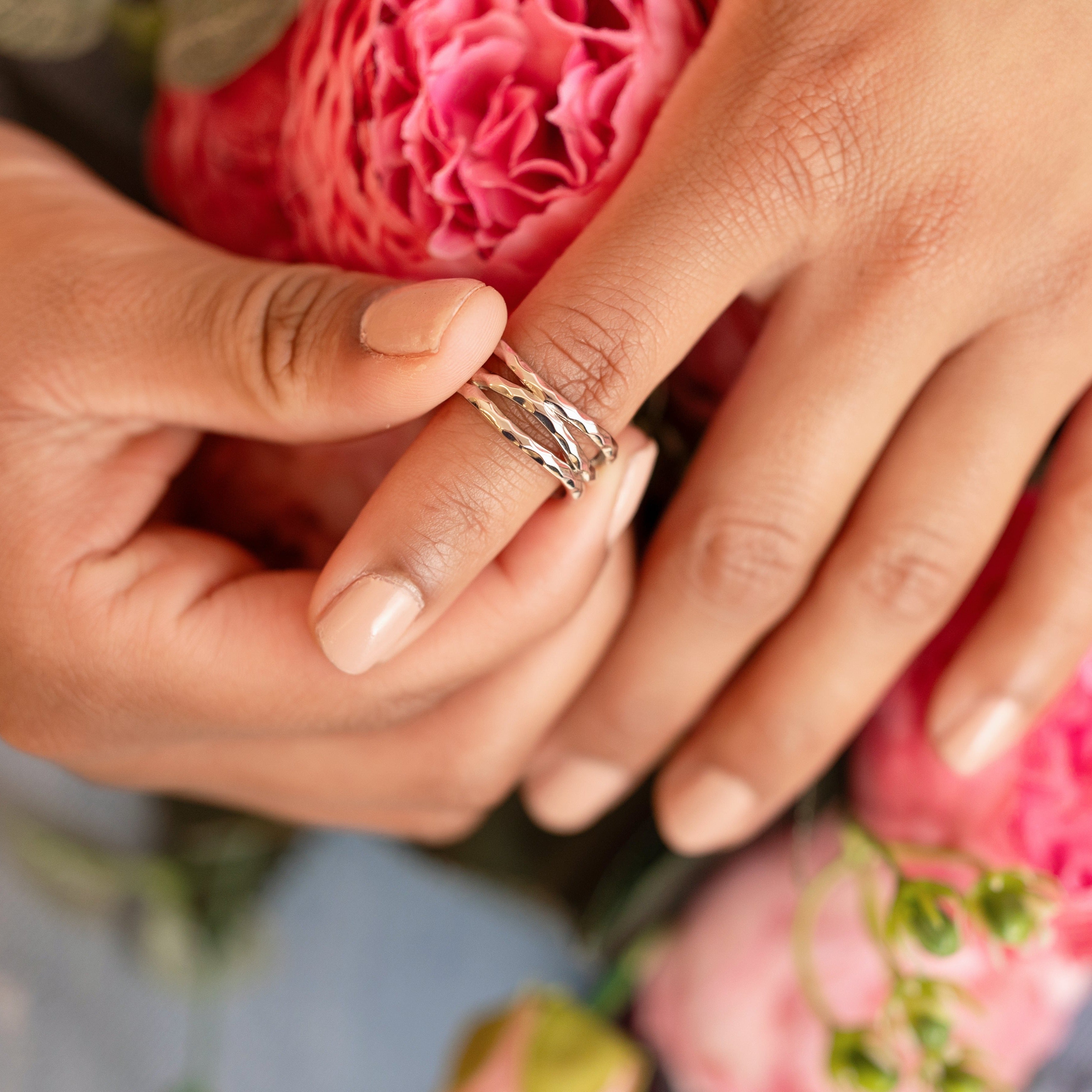 Starlette Sylvia Statement Ring in Silver