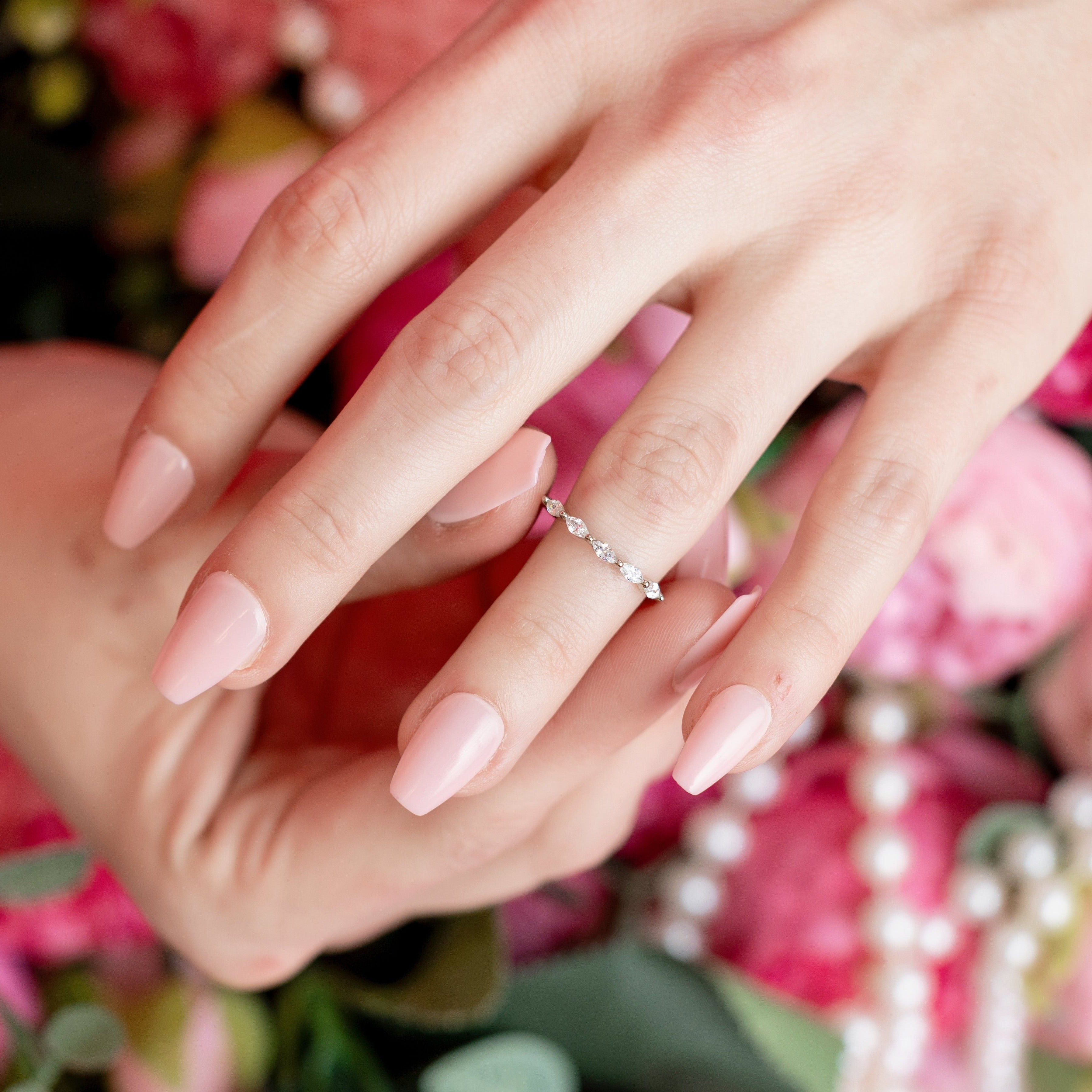 Starlette Scarlett Stackable Ring in Silver