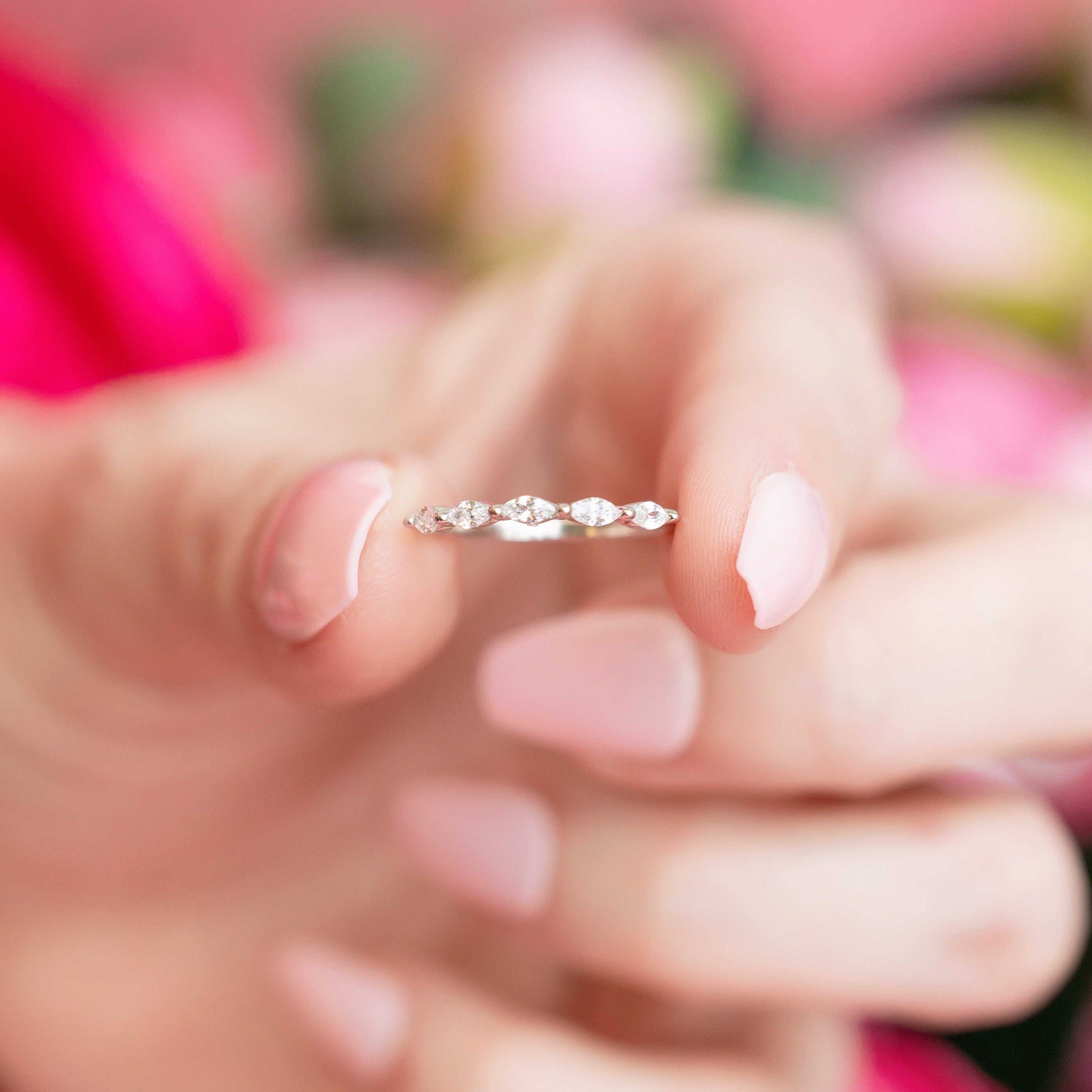 Starlette Scarlett Stackable Ring in Silver