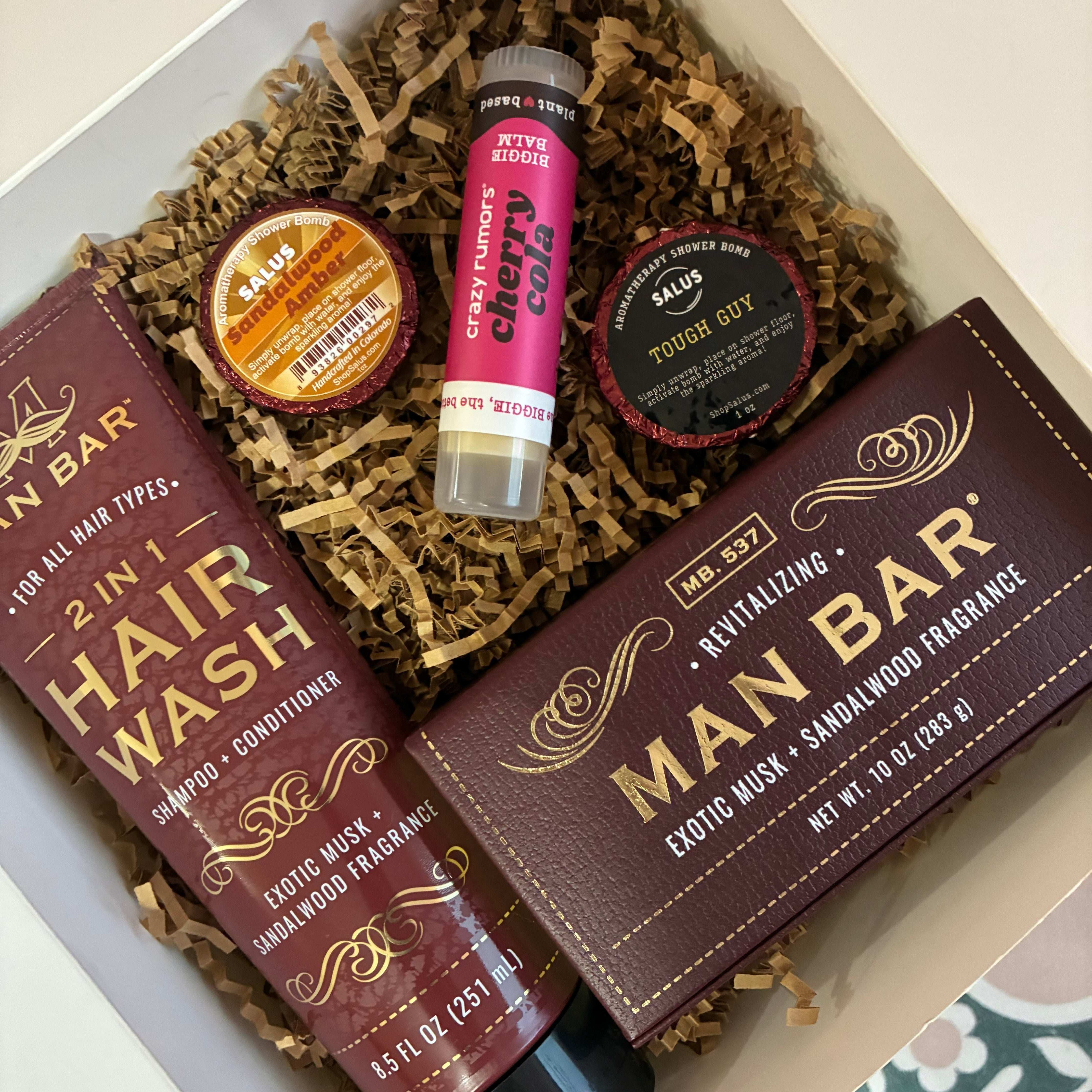 Mens Grooming Boxed Gift Set - Exotic Musk + Sandalwood