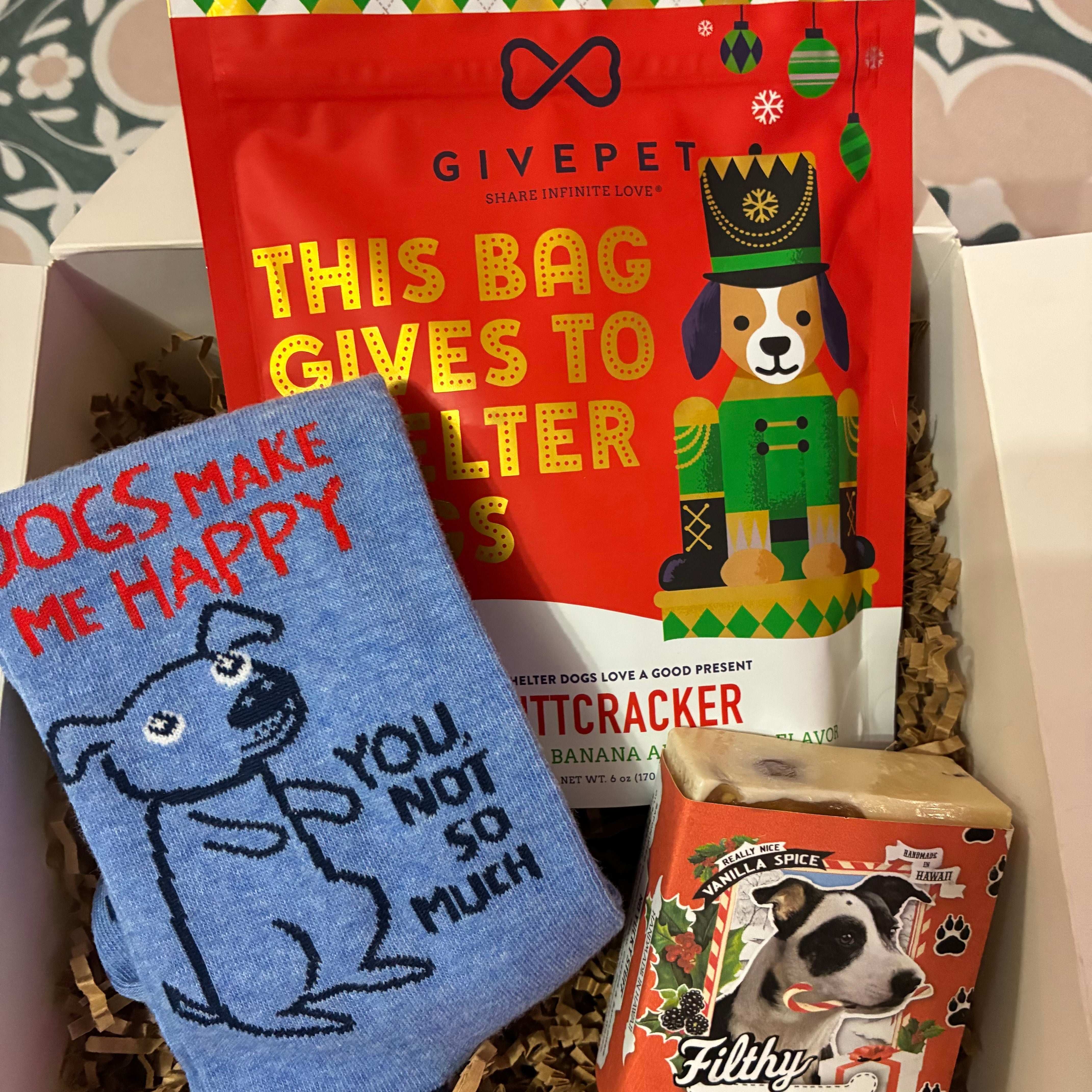 Dogs Make Me Happy Boxed Gift Set