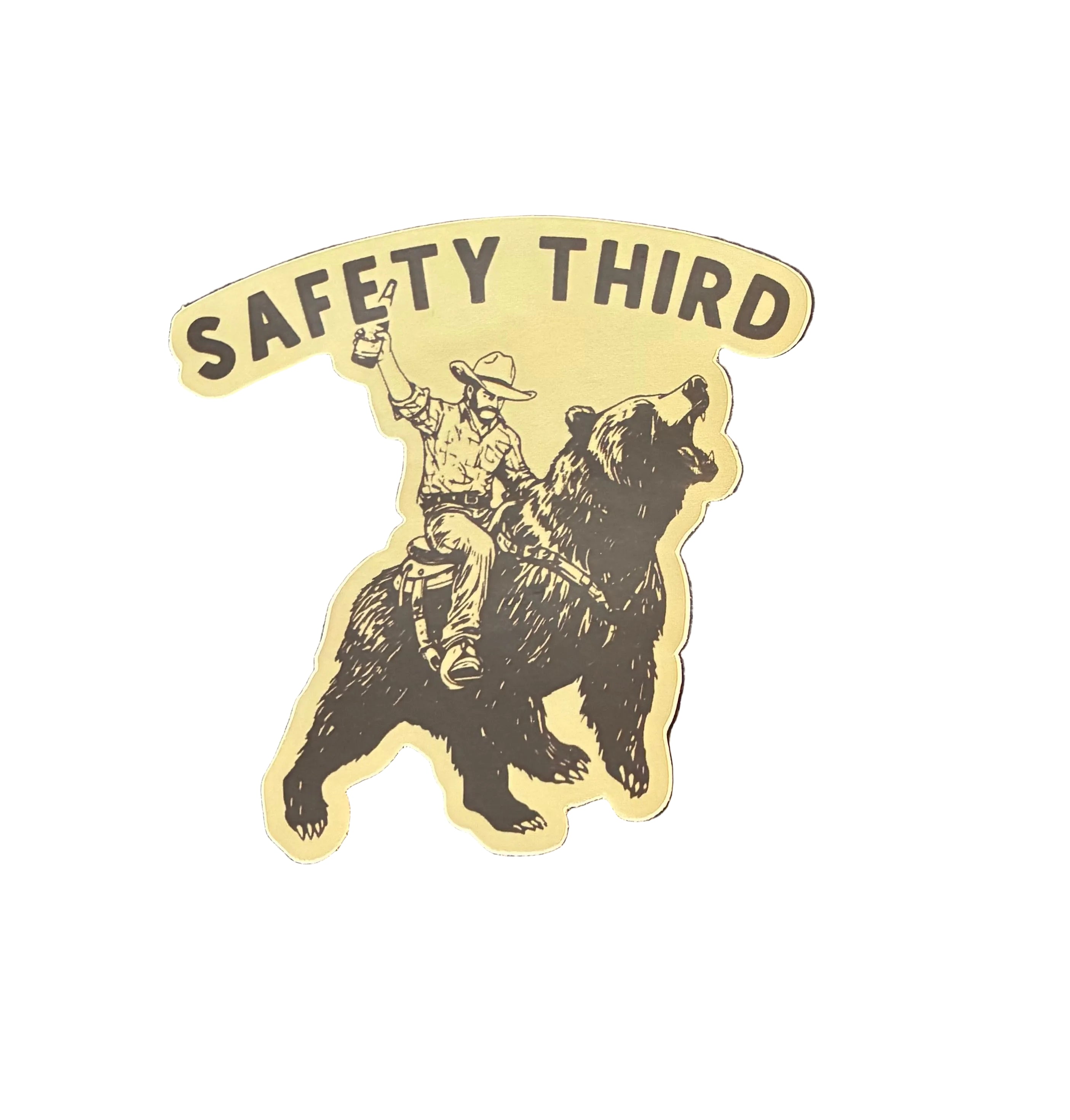 Safety Third Sticker