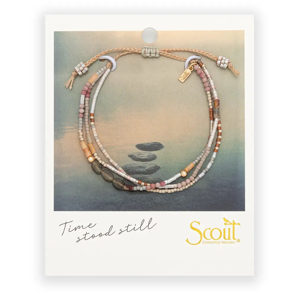 Mixed Media Bracelet - Time Stood Still